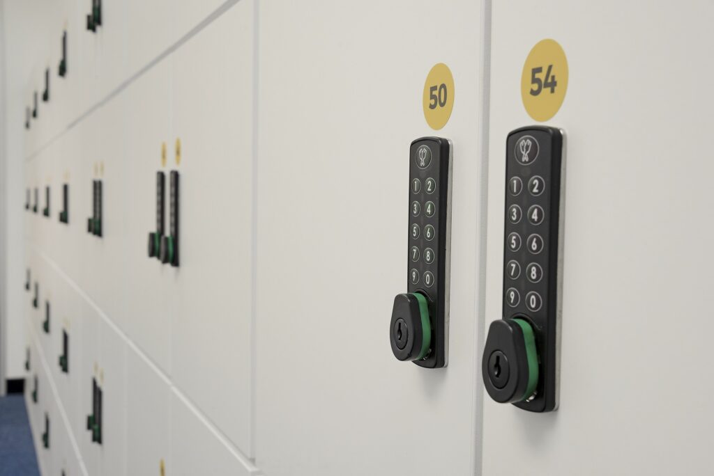 Horizon 3951 Digital Lock with Real-Time Clock installed at FirstPort